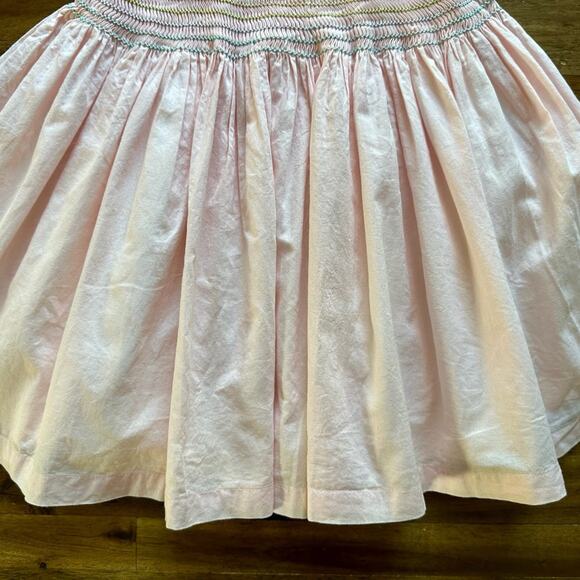 Well Dressed Wolf Rainbow Pink Alice Tunic Smocked Sleeveless Straps Dress 18M - Picture 4 of 8